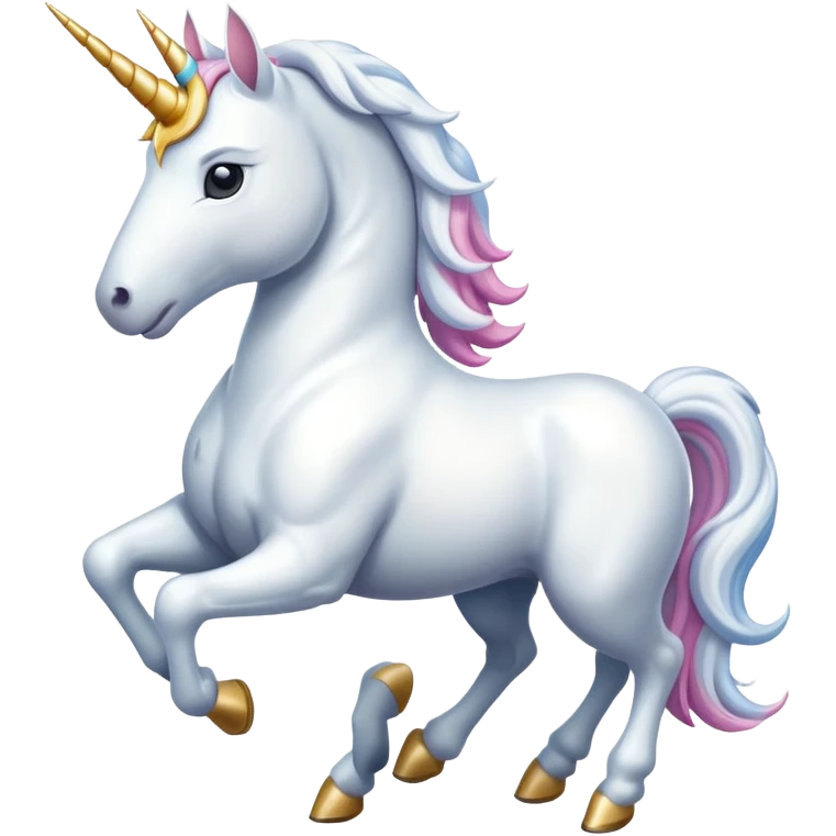 white unicorn emoji