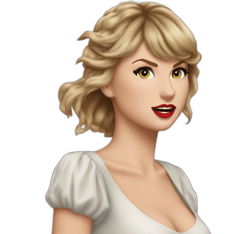 Taylor Swift haciendo varias reacciones  emoji
