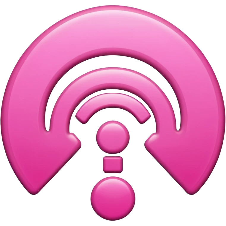 pink wifi emoji