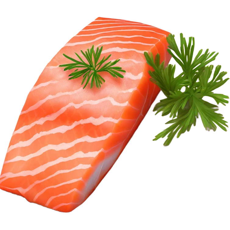 Cooked salmon emoji