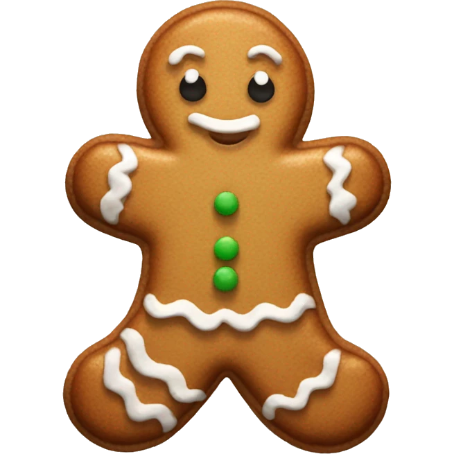 gingerbread cookie  emoji