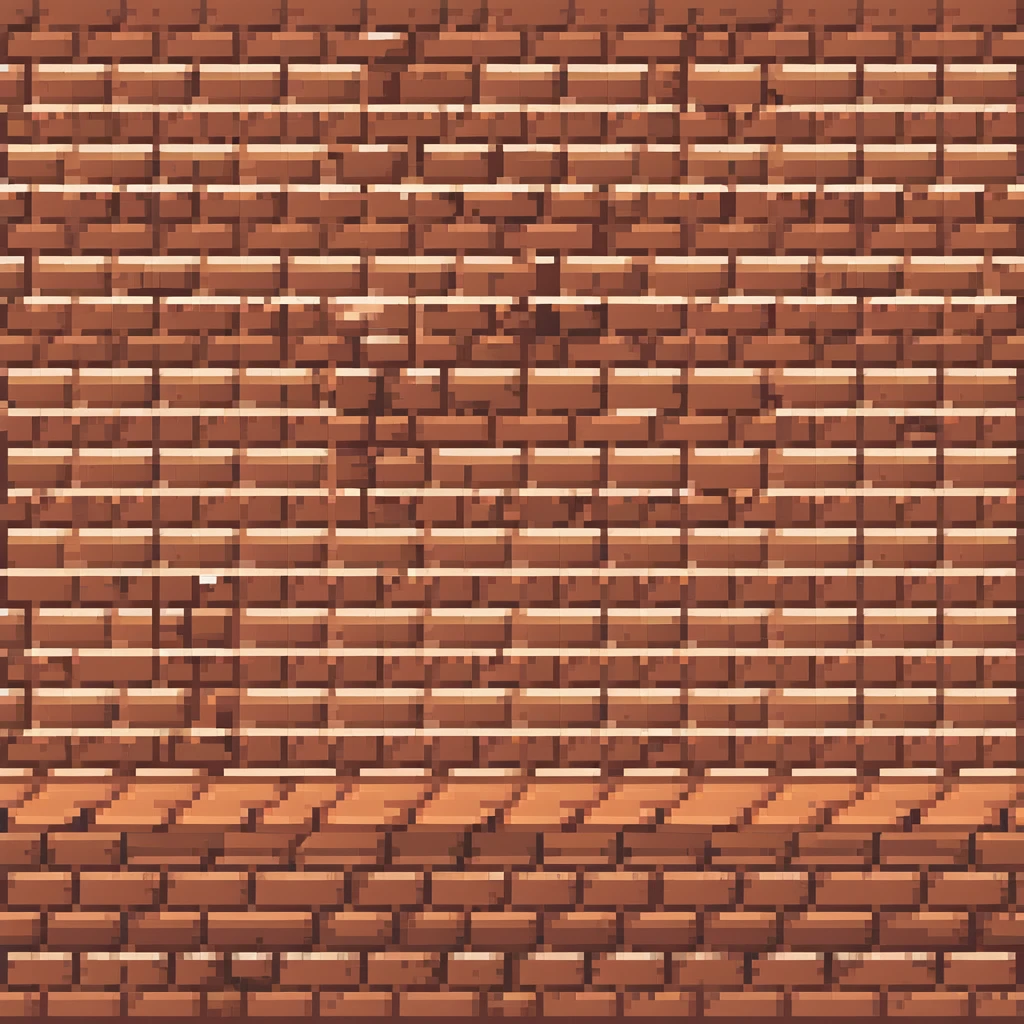 brick wall viewed from the side, perspective view emoji