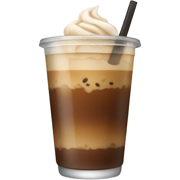 Iced coffee emoji