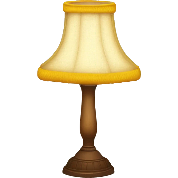 Leg lamp from a Christmas story emoji