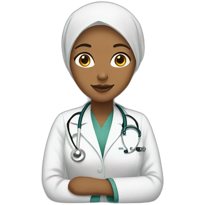 Hijabi doctor  emoji