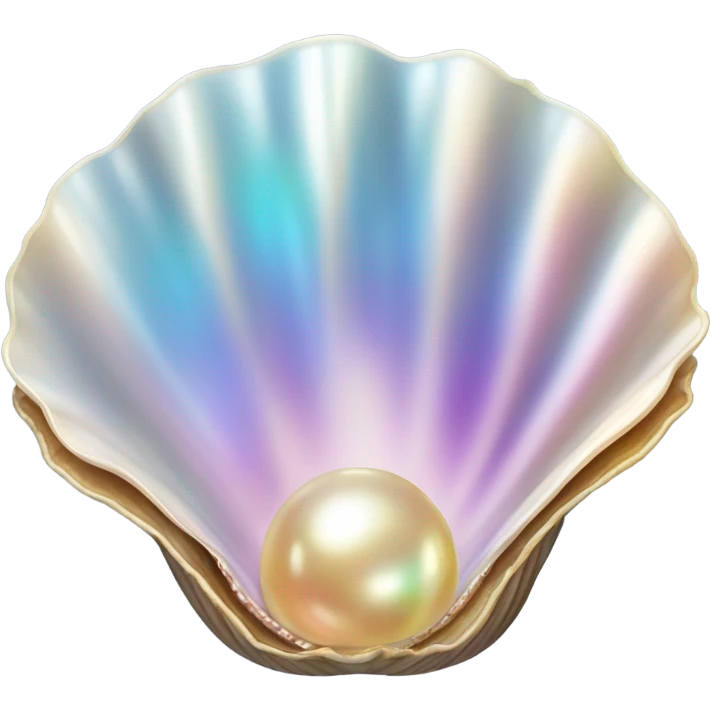 Clam with pearl emoji