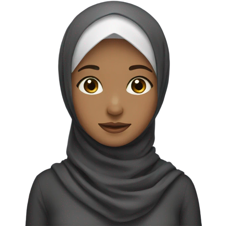 Girl wearing hijab  emoji