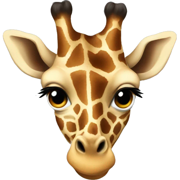 Giraffe heart emoji