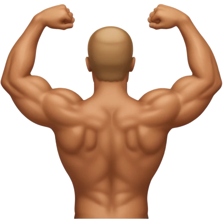 Man with back arched emoji