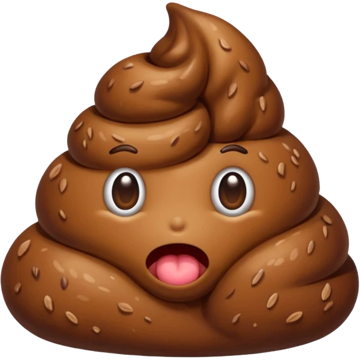 Fart to poop emoji
