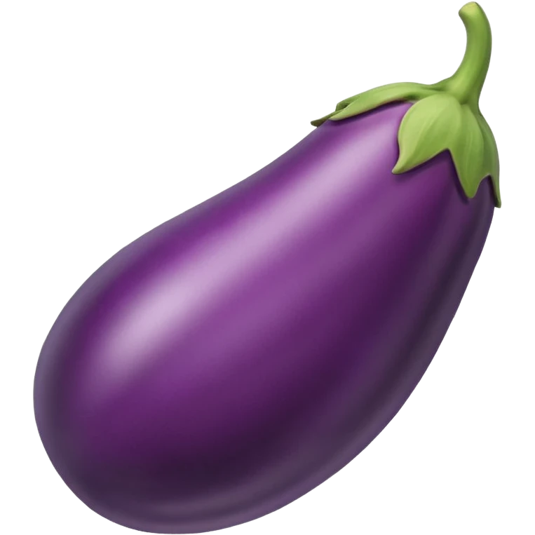 bent eggplant emoji
