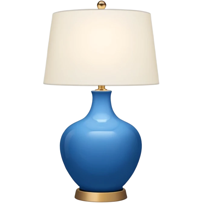 blue table lamp  emoji