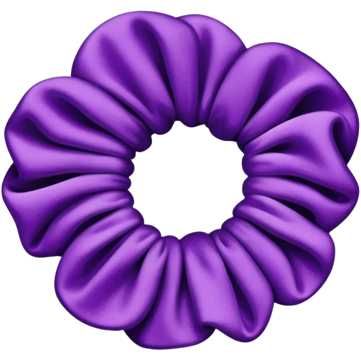 Hair scrunchie emoji