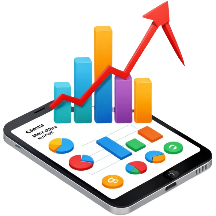 chart graph with growing metrics emoji
