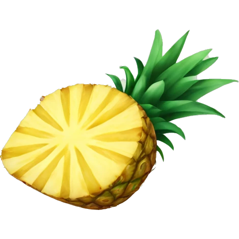 Pineapples slice emoji