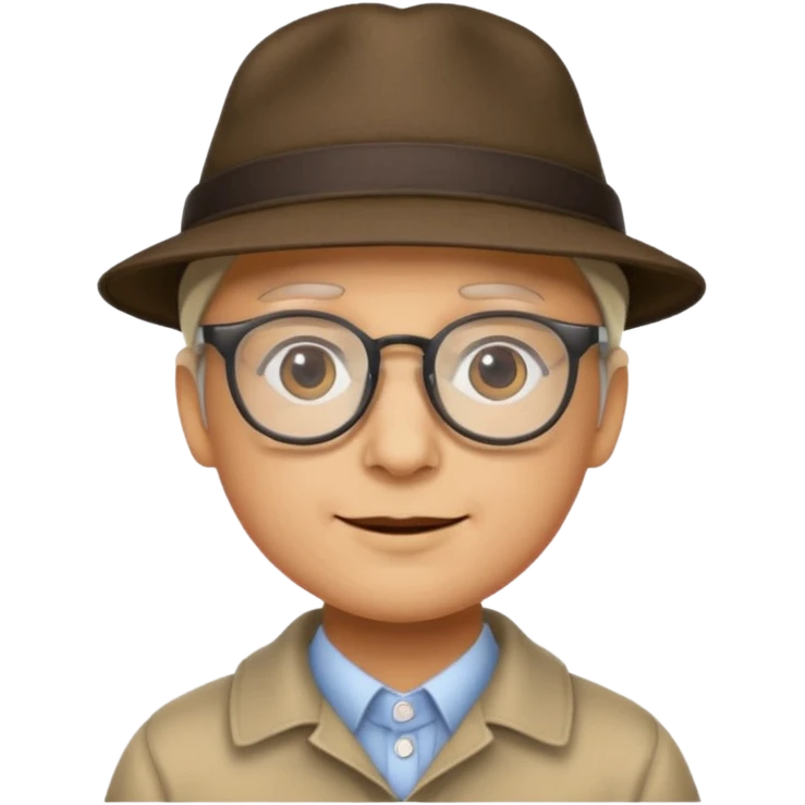 gözlük ve şapka takan hamsi emoji