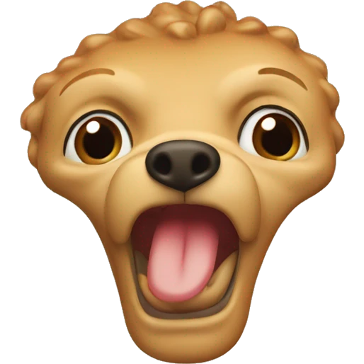 gözlüklü kpek emoji