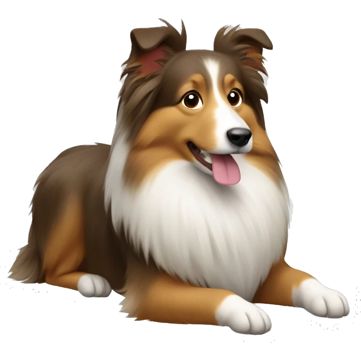 Shetland sheepdog emoji