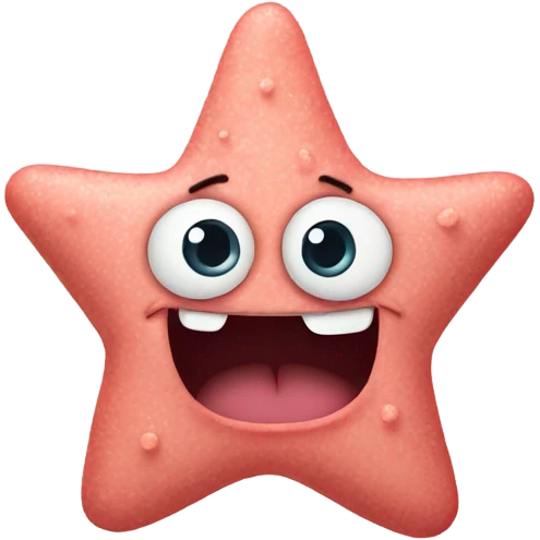 Patrick star emoji