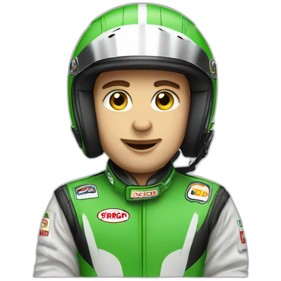 bear race driver emoji