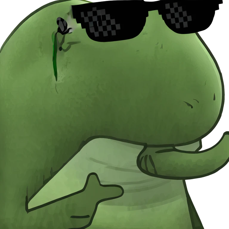 Elephant wearing sunglasses emoji
