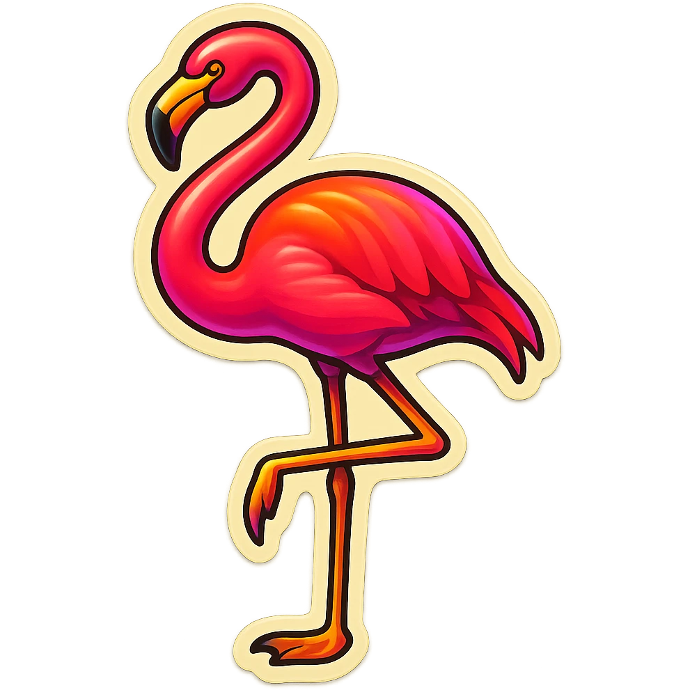 flamingo emoji