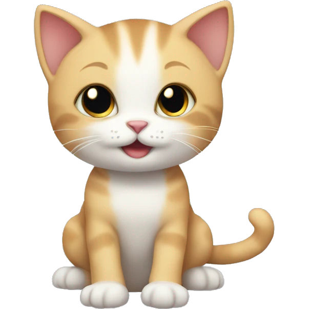 baby cat on moshi emoji