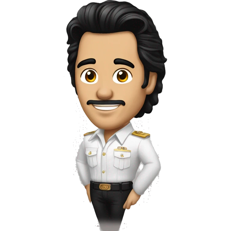 Alcalde Jhonny Fernández con su Peinado similar a Presley  emoji