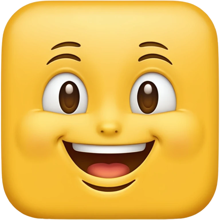 happy face emoji (no cheecks) emoji