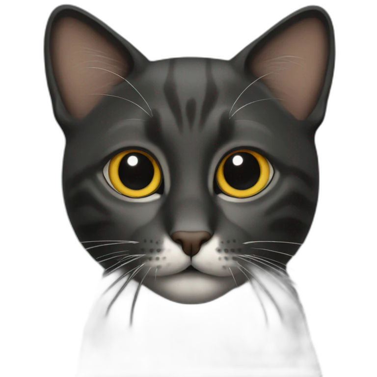 cat Moses black emoji