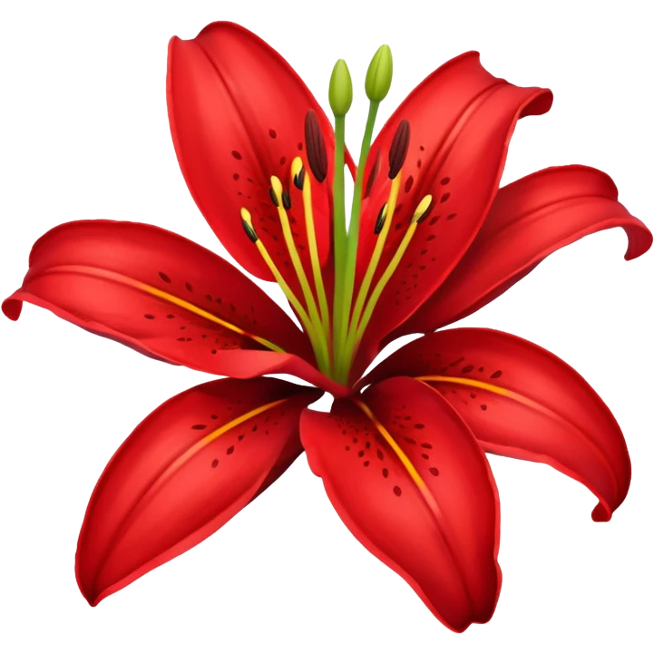 Red Lily emoji