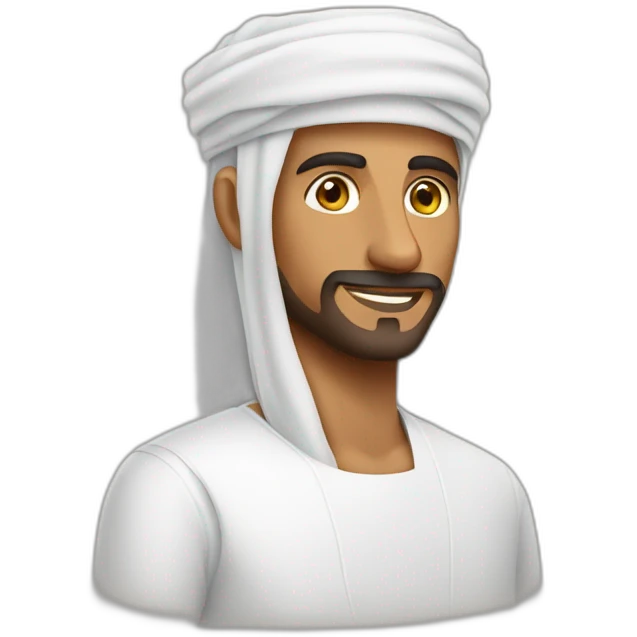 Man wearing omani dishdash emoji