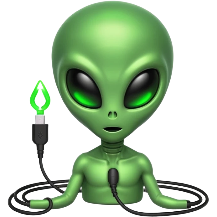 alien aux cord emoji