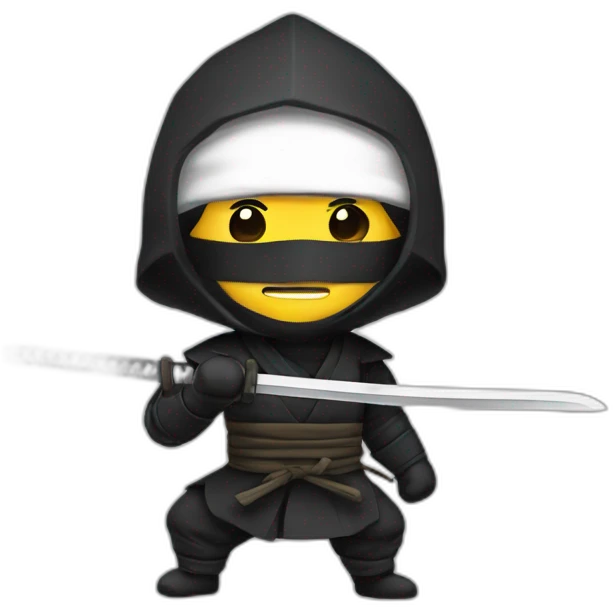 ninja-samouraï emoji