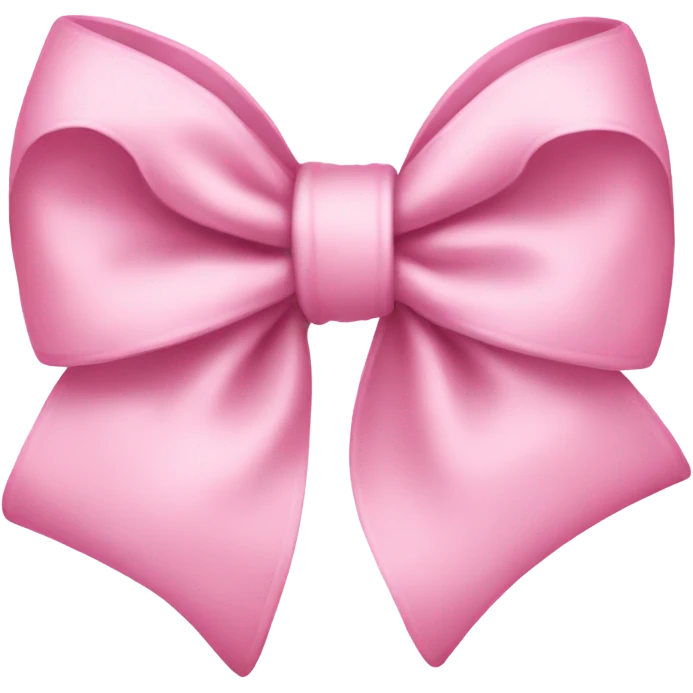 Baby pink bow emoji