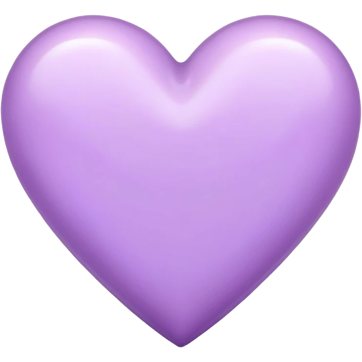 Lilac heart emoji