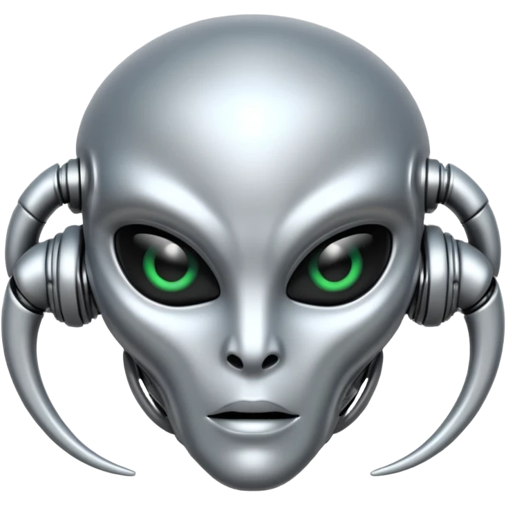 alien in cyborg emoji