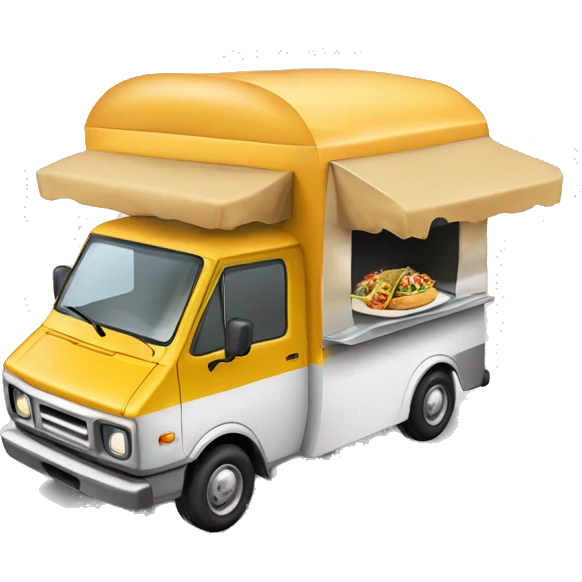 Toyota 2027 flying taco’s mini food truck  emoji