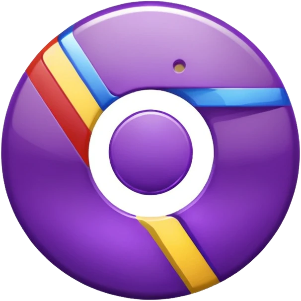 dark purple google chrome logo emoji