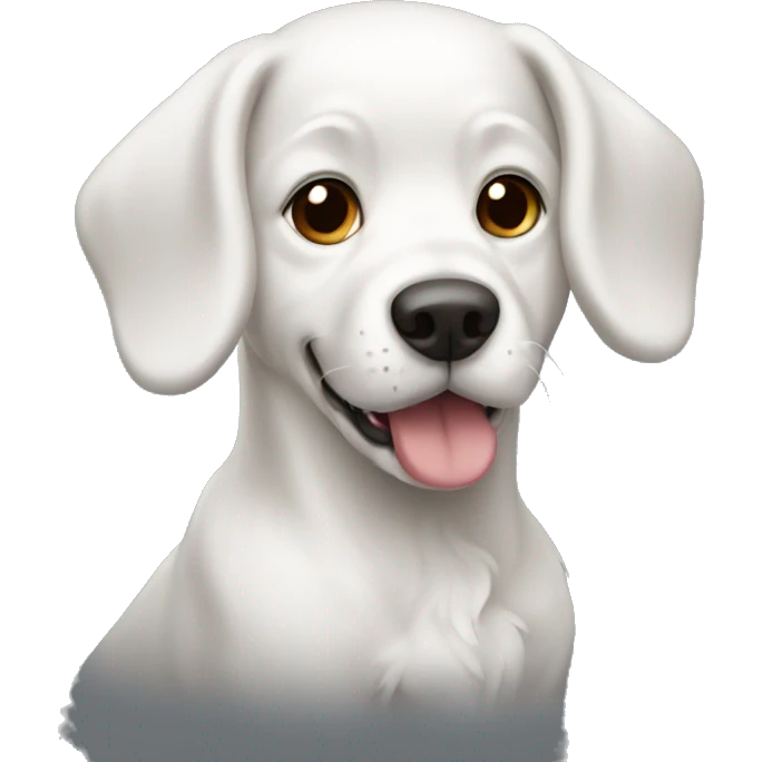 Doggie white  emoji