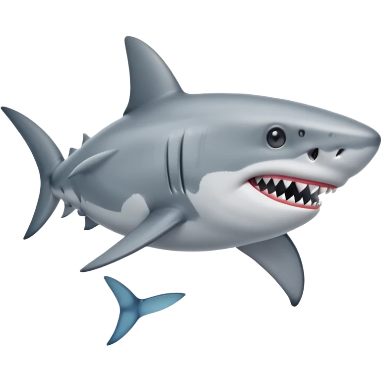 Quiero un tiburón con zapatos emoji
