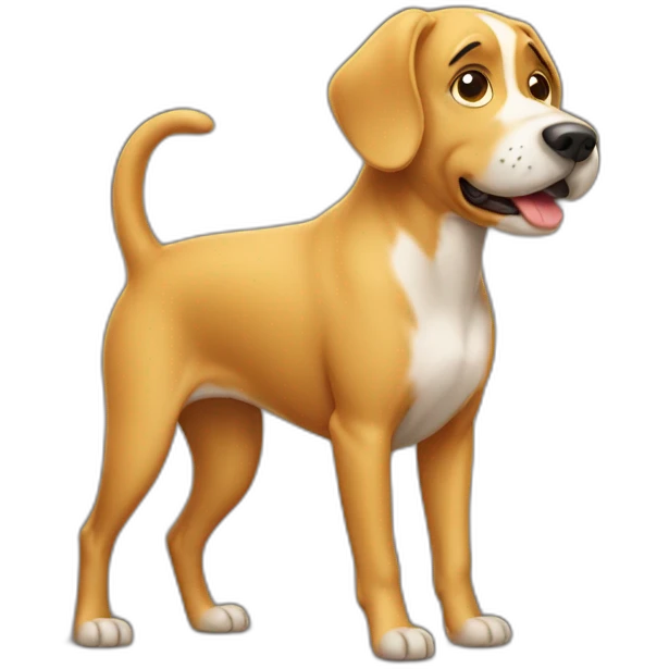 Dog peeing emoji