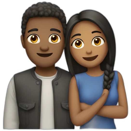 two people in love emoji