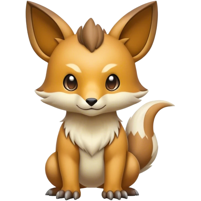 Cute cool animal hybrid Fakemon full body emoji