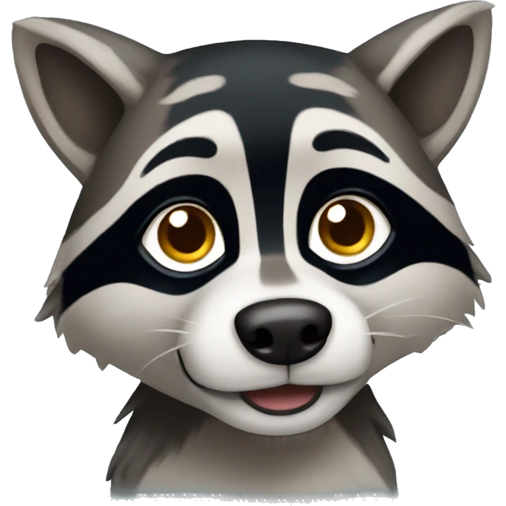dog Raccoon emoji