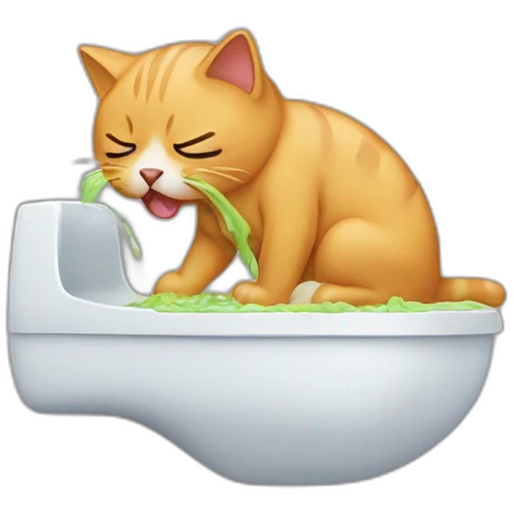 cat vomiting emoji