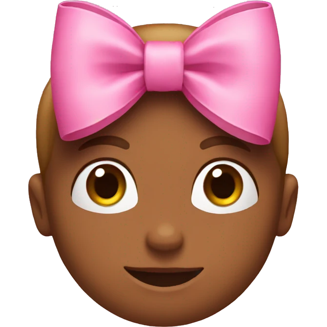 pink bow emoji