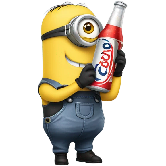 Minion holding a coors light bottle  emoji