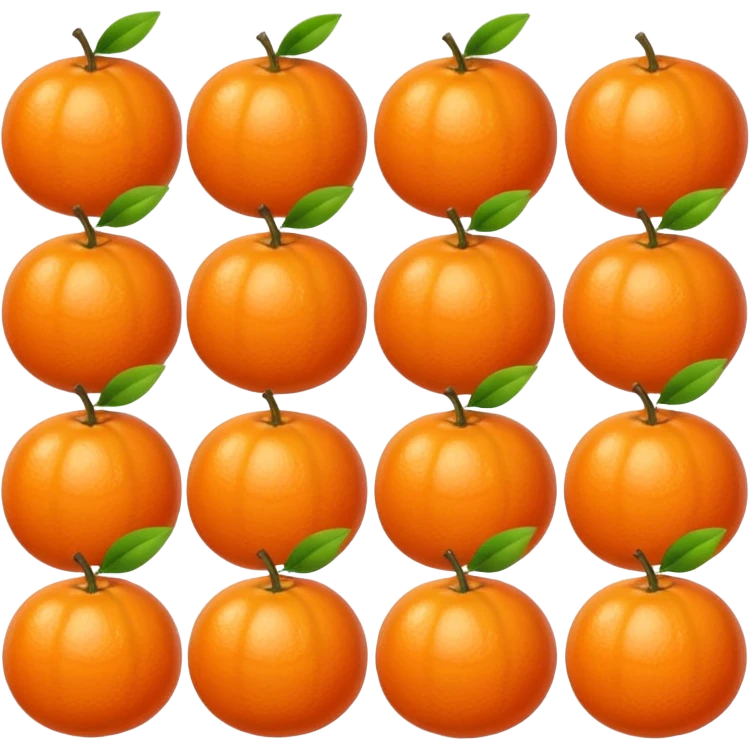 Tangerine emoji