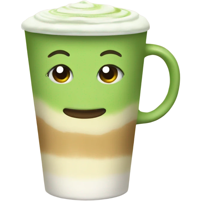 Matcha Latte Cup  emoji